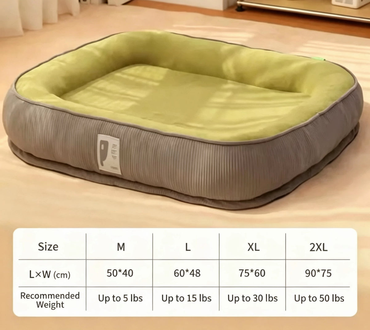 **CozyNest™ All-Season Pet Bed – Removable & Washable, Soft & Warm Comfort for Dogs & Cats**