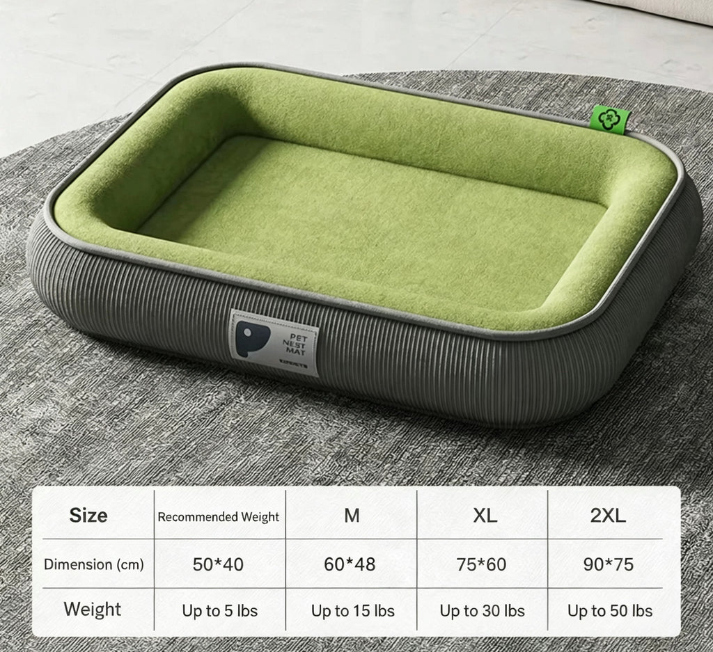 **CozyNest™ All-Season Pet Bed – Removable & Washable, Soft & Warm Comfort for Dogs & Cats**