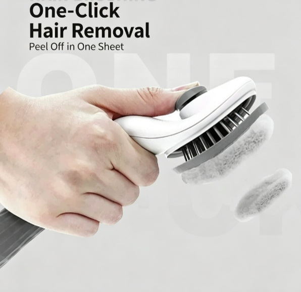Self-Cleaning Pet Grooming Brush for Dogs & Cats