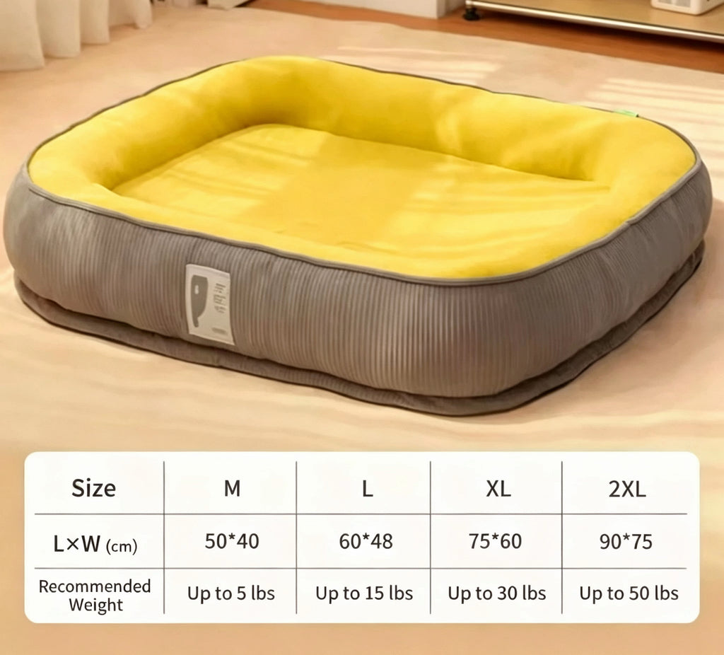 **CozyNest™ All-Season Pet Bed – Removable & Washable, Soft & Warm Comfort for Dogs & Cats**