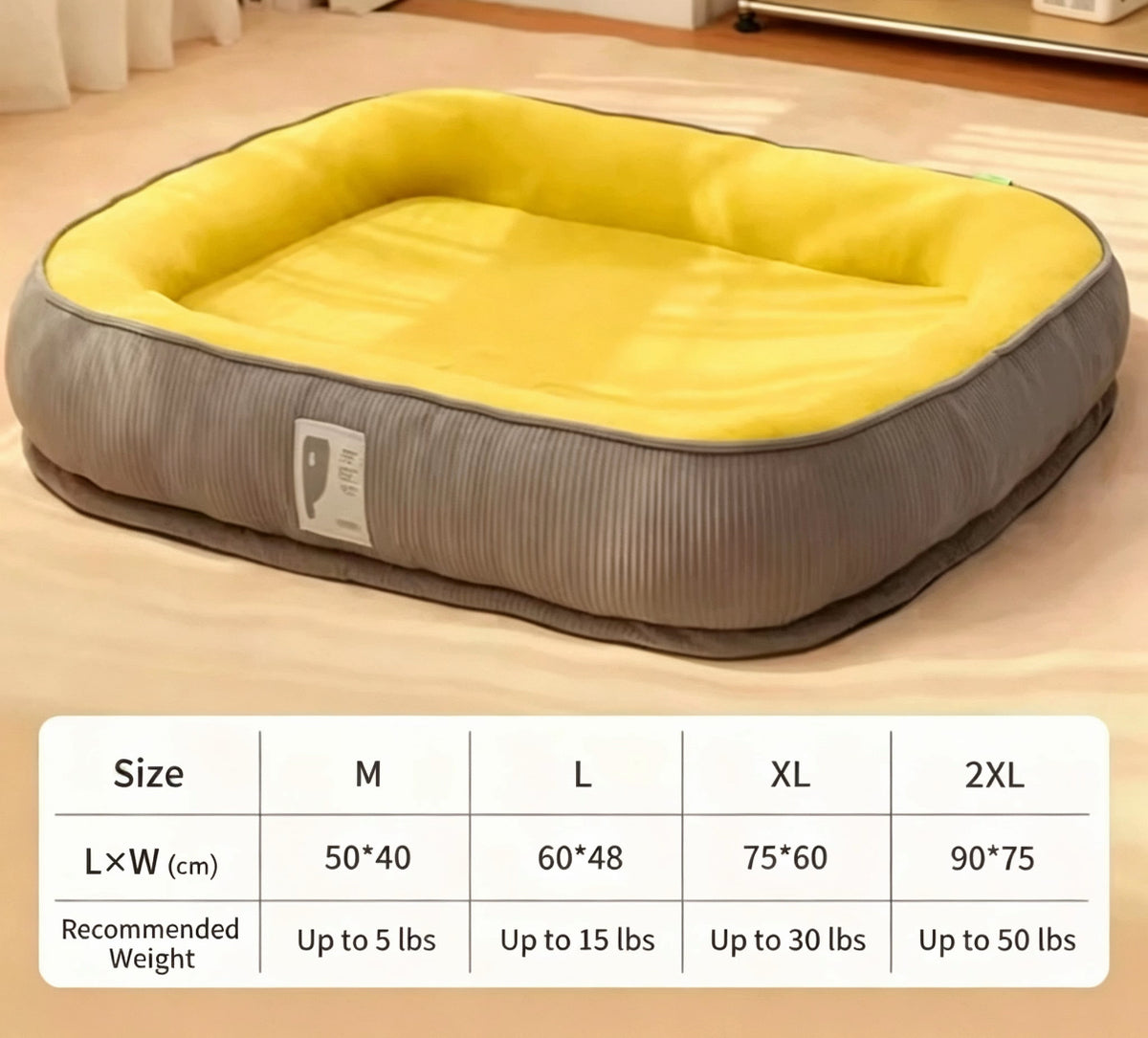 **CozyNest™ All-Season Pet Bed – Removable & Washable, Soft & Warm Comfort for Dogs & Cats**
