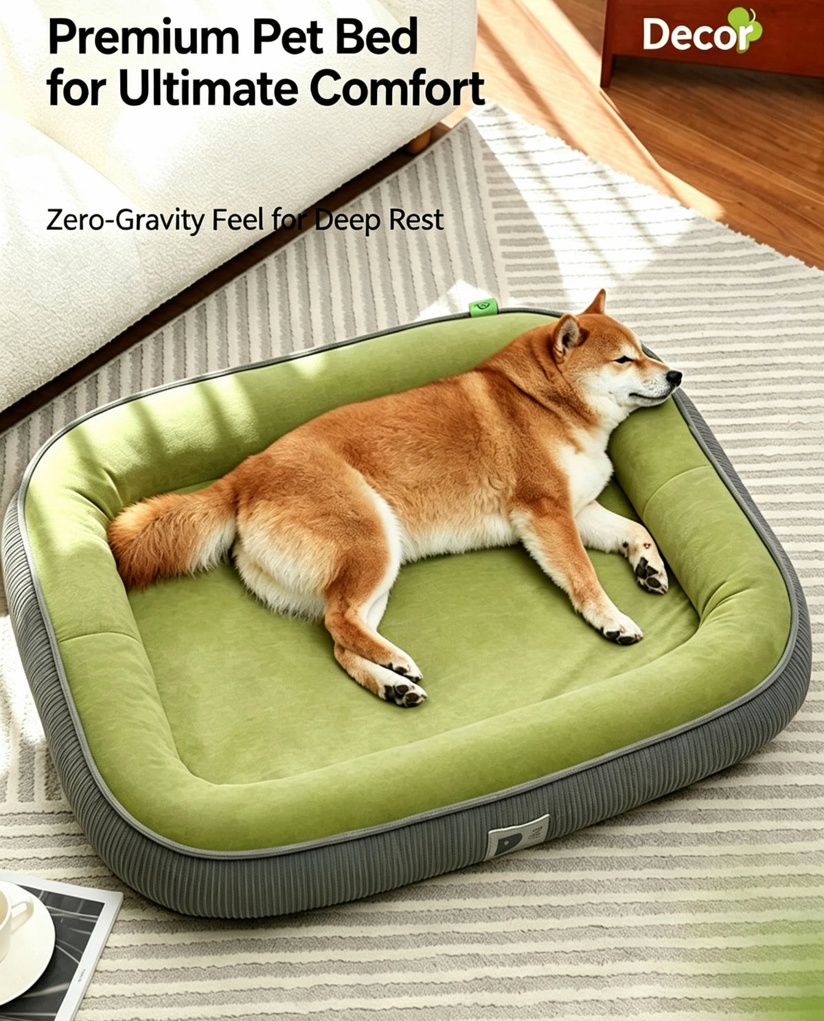 **CozyNest™ All-Season Pet Bed – Removable & Washable, Soft & Warm Comfort for Dogs & Cats**
