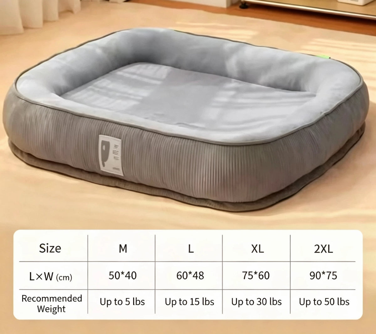 **CozyNest™ All-Season Pet Bed – Removable & Washable, Soft & Warm Comfort for Dogs & Cats**
